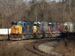 CSX 4693, CSX 8319 & HLCX 6400
